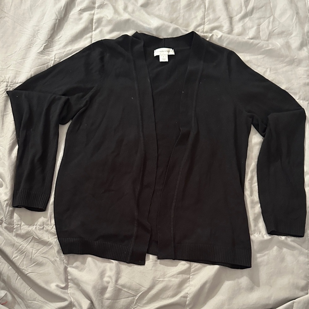 Christopher & Banks Classic Black Cardigan